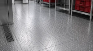 Nierdzewne płytki podłogowe