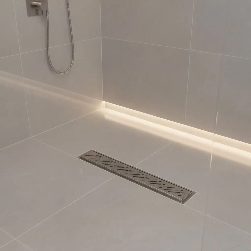Odpływ Liniowy 105 cm Stal Nierdzewna do Prysznica Walk-In - obrazek 3